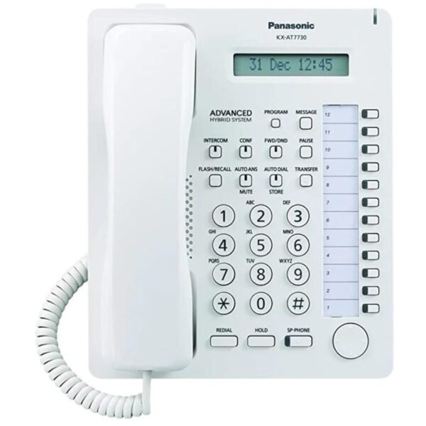 Panasonic KX-AT7730 Master Console Digital Hybrid Phone Set Price in Kigali