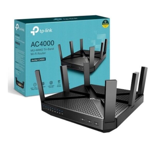 TP-Link Archer C4000 Tri-Band Wi-Fi Router, AC4000 MU-MIMO in Kigali (2)