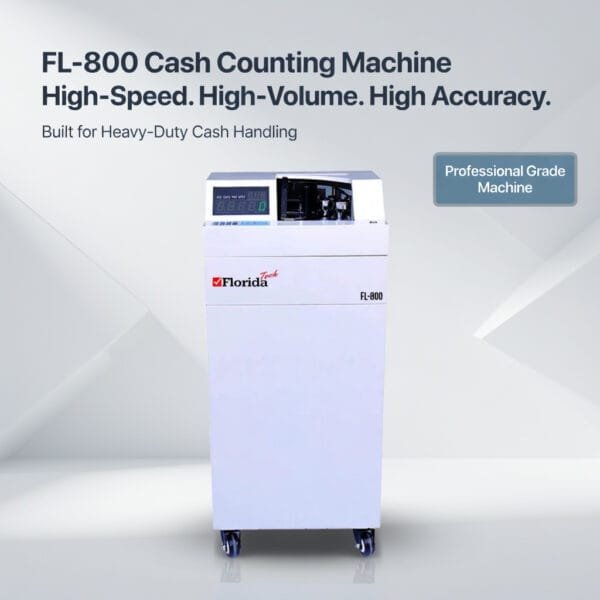 Florida Tech FL-800 Cash Counting Machine with 2 CIS Sensor