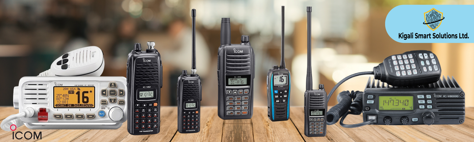 Walkie-Talkie-Icom - Kigali security equipment and smart solution in Kigali