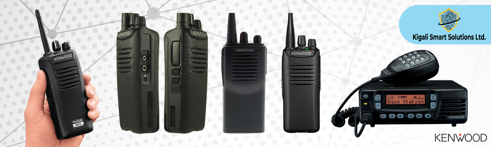 Walkie-Talkie-Kenwood - Kigali security equipment and smart solution in Kigali