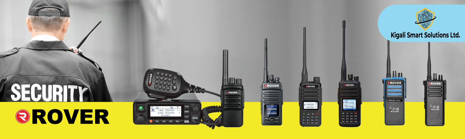 Walkie-Talkie-Rover - Kigali security equipment and smart solution in Kigali