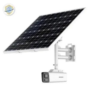 Solar-Powered 4G Network Camera Kit: 4K ColorVu Fixed Bullet Surveillance