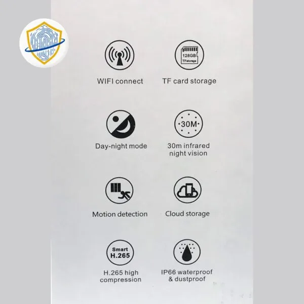 CP-13 SMART WIFI Battery Powered 5MP Camera Motion Detection, Night Vision