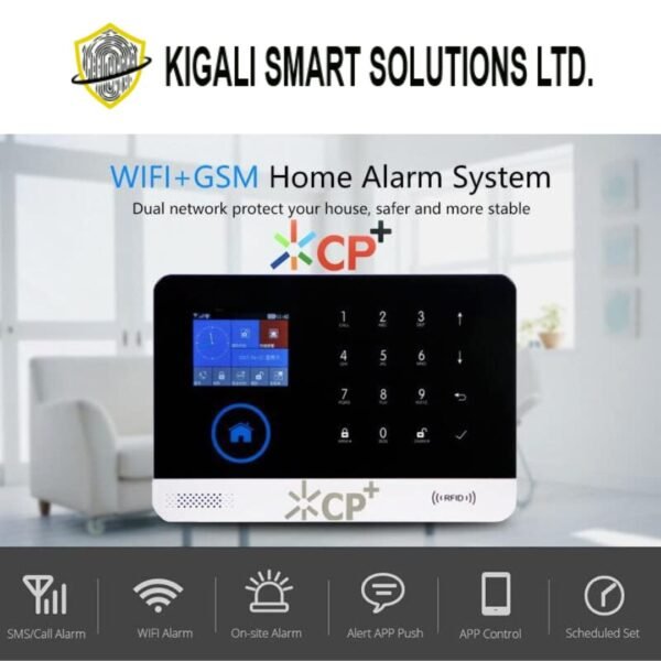 CP-450T CP+ Smart Home Security System - WIFI & GSM Auto-dial Alarm with LCD Display