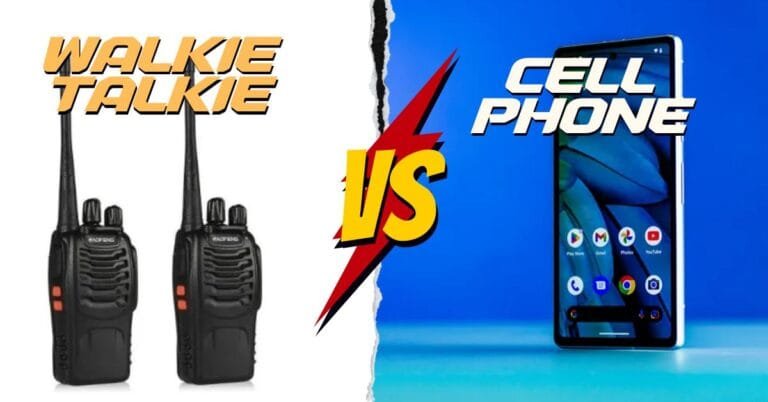 Walkie-Talkie vs. Cell Phone
