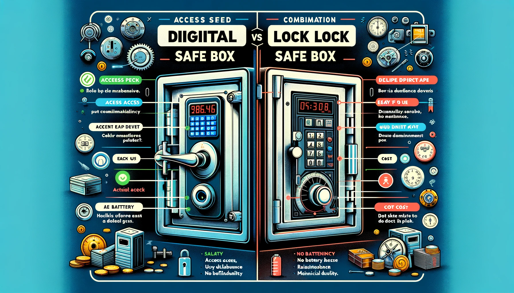 Digital vs. Combination Lock Safe Boxes Which One is Right for You