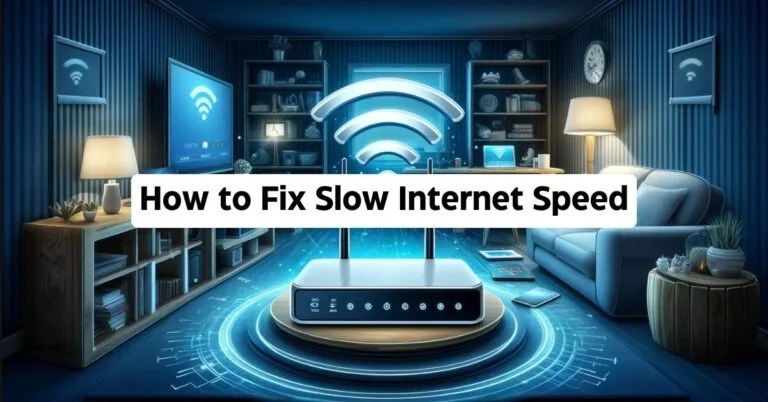 How to Fix Slow Internet Speed