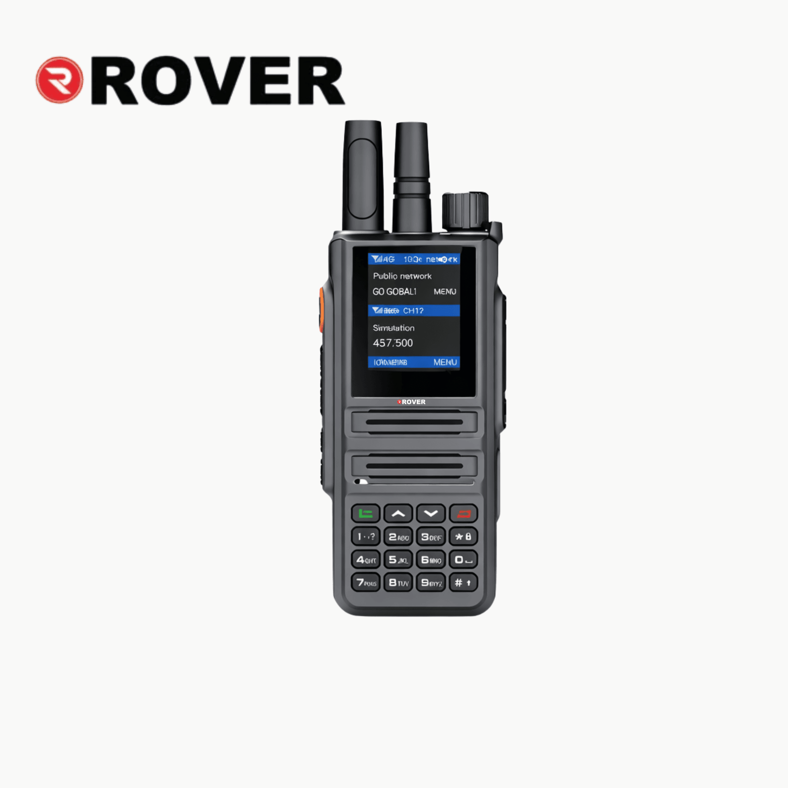 Rover R-88 4G CAT.1 PoC Network Radio – IP54 4G LTE Two-Way Radio with GPS & 4000mAh Battery