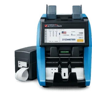 Florida Tech FL-101 touch screen banknote counting and sorting machine