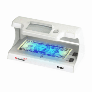 FL-404 compact UV banknote detector for retail and banking cash verification