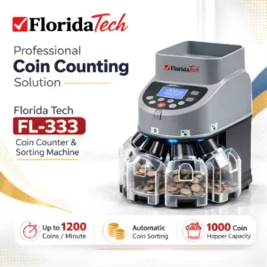 Florida Tech FL-333 Professional Coin Counter Machine