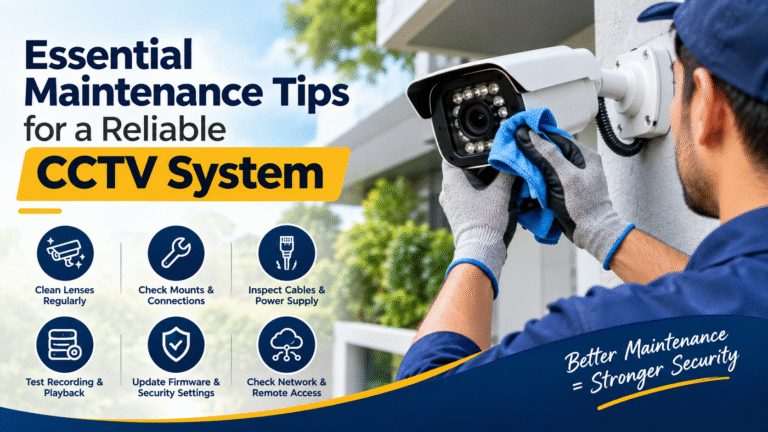 Essential maintenance tips for a reliable CCTV system