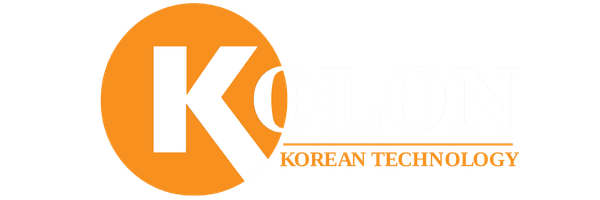 Kolon Logo white color