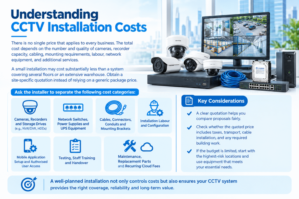 CCTV system options for small businesses in Kigali