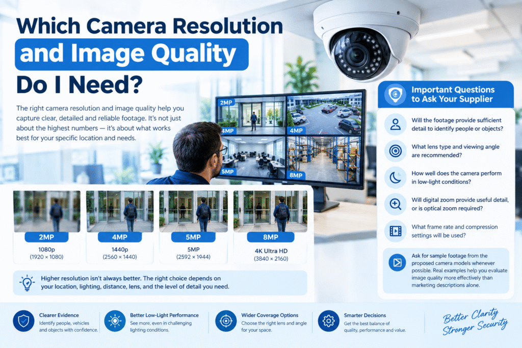 questions to ask a CCTV system supplier